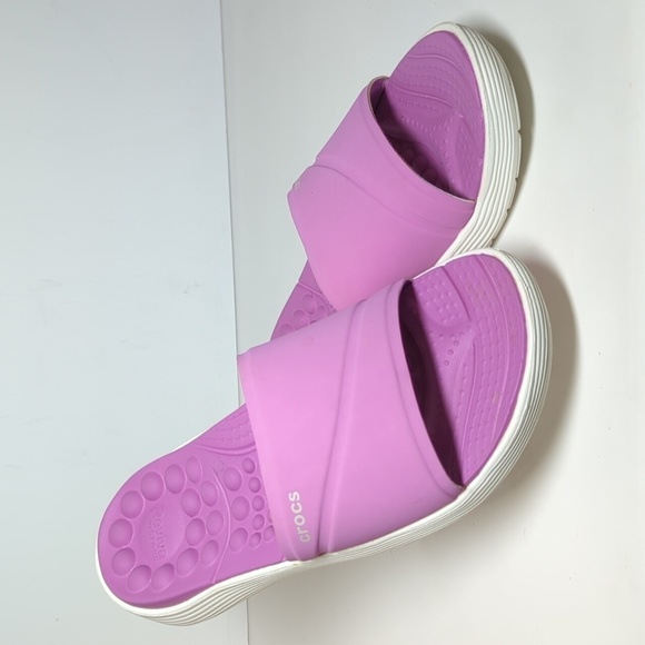 Crocs Revival slip on slides woman's size 9 - Picture 2 of 14
